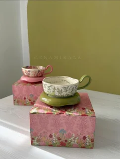 ماگ گل پینترستی